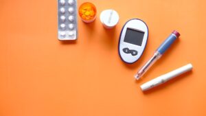 Blood glucose monitor used to manage diabetes